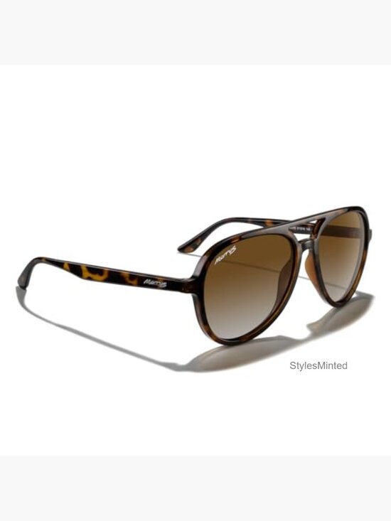 Classic Polarized Aviator Sunglasses Double Bridge Retro UV Protection